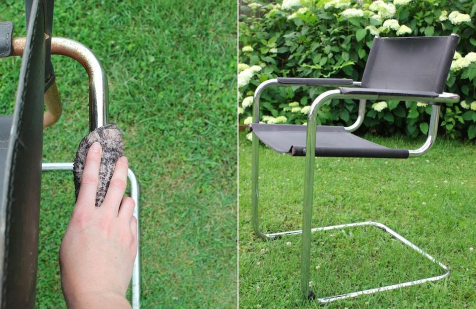 HOG article on how to maintain chrome furniture to avoid rust