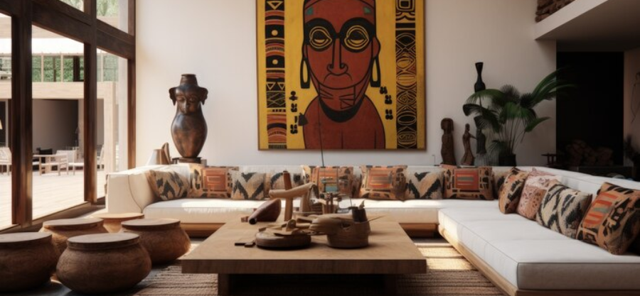 Contemporary African house interior design