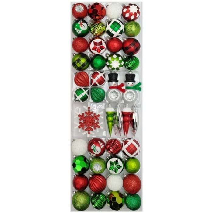 Shatter Resistant Christmas Ornaments - 52 Piece Home Office Garden | HOG-Home Office Garden | online marketplace