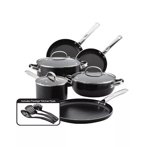 Farberware Buena Cocina Aluminum Nonstick Cookware Set -12-piece. Home Office Garden | HOG-HomeOfficeGarden | online marketplace