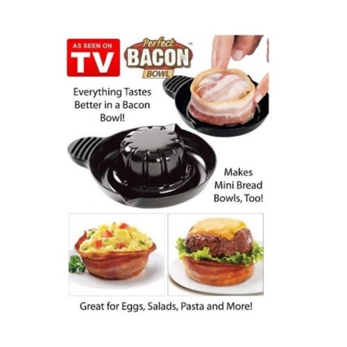 Perfect Bacon Cook in Oven Bowls -2pieces