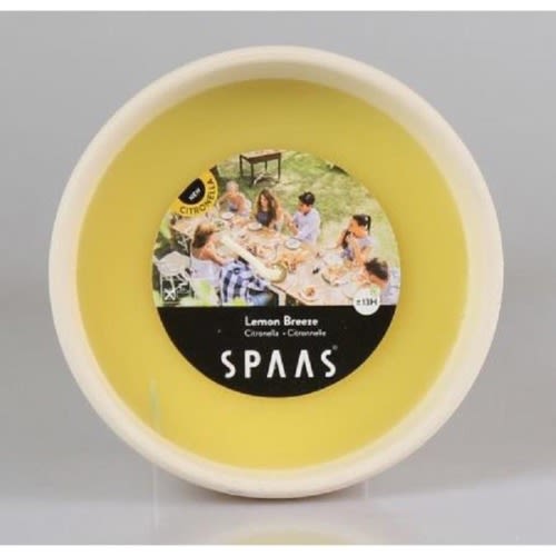 Spaas Lemon-Breeze Citronella Candle in Terracotta Pot - 10oz