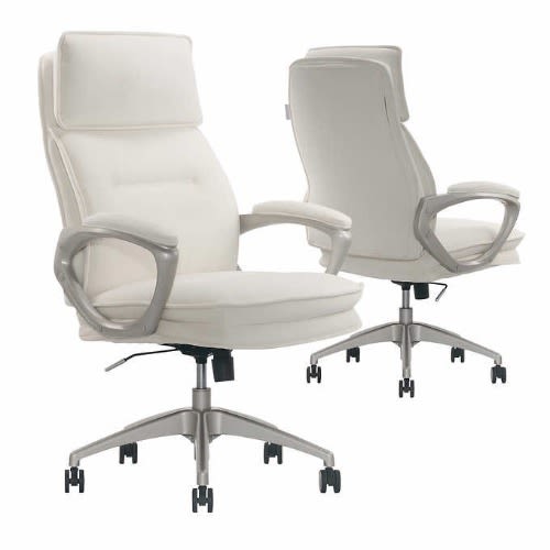 Lillian August Peyton Plush Velvet High Back Office Chair