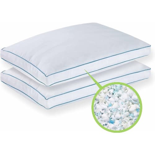 Purelux Gel Memory Foam Shapeable Comfort Pillow Queen - 2 Pack. Home Office Garden | HOG-HomeOfficeGarden | online marketplace