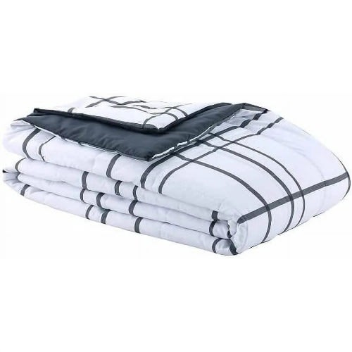 Berkshire Life Down Alternative Reversible Blanket 98 X 96in - (Queen) Light Gray. Home Office Garden | HOG-HomeOfficeGarden | online marketplace