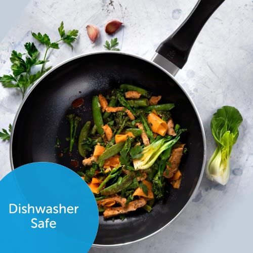 Bk Vivid Non-stick 28cm/3.7 Litre Wok, Black - Oven Safe. Home Office Garden | HOG-HomeOfficeGarden | online marketplace