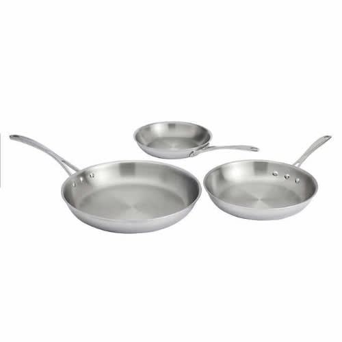 Calphalon 3-piece Tri-ply Clad Stainless Steel Skillet Set. Home Office Garden | HOG-HomeOfficeGarden | online marketplace