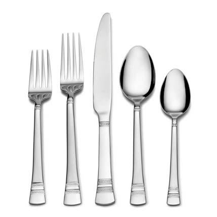 International Silver Kensington - Stainless Steel Flatware Set - Service for 8 - 51-Piece