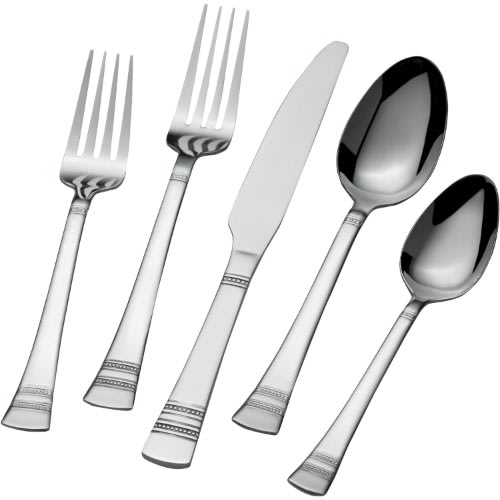 International Silver Kensington - Stainless Steel Flatware Set - Service for 8 - 51-Piece