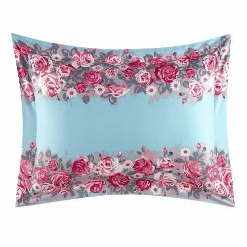 Betsey Johnson Floral Microfiber Plain Weave Washable Comforter Sets - Full/queen