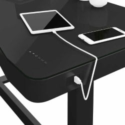 Tresanti Curved Computer Adjustable Table - Wireless Charging