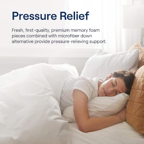 Nectar Tri-Comfort Cooling Bed Pillow - Jumbo Size - 20in X 28in X 6in