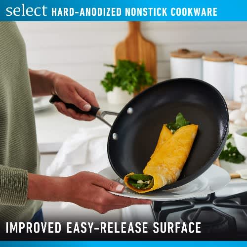 Calphalon Space-Saving Aquashield Nonstick 14-piece Cookware Set