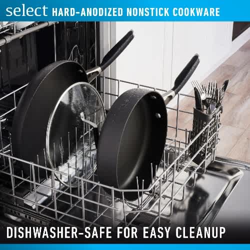 Calphalon Space-Saving Aquashield Nonstick 14-piece Cookware Set