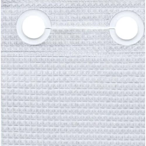 Hookless 3-in-1 Waffle Shower Curtain