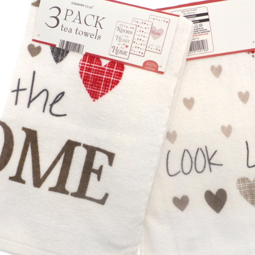 3 Pack Velour Tea Towels – My Kitchen @HOG - Home Office Garden Online Marketplace