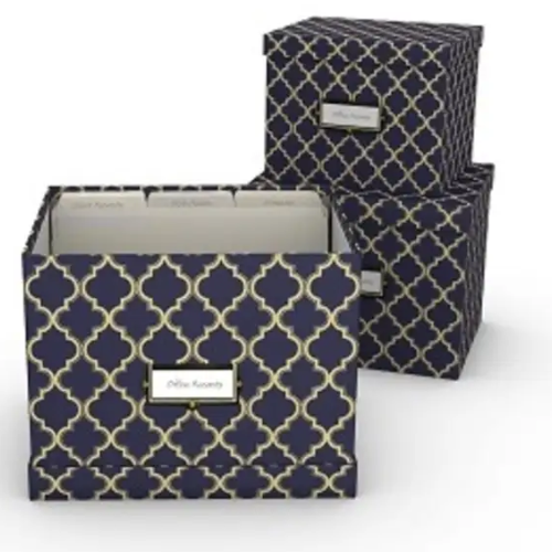 3pc Artisan Desk Storage Organization Set Navy @HOG - Home, Office, Garden, Online Marketplace