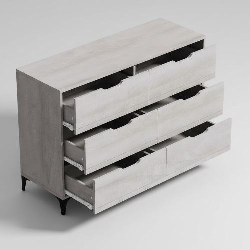 6 Drawer with Double Dresser. @HOG - Home Office Garden Online Marketplace