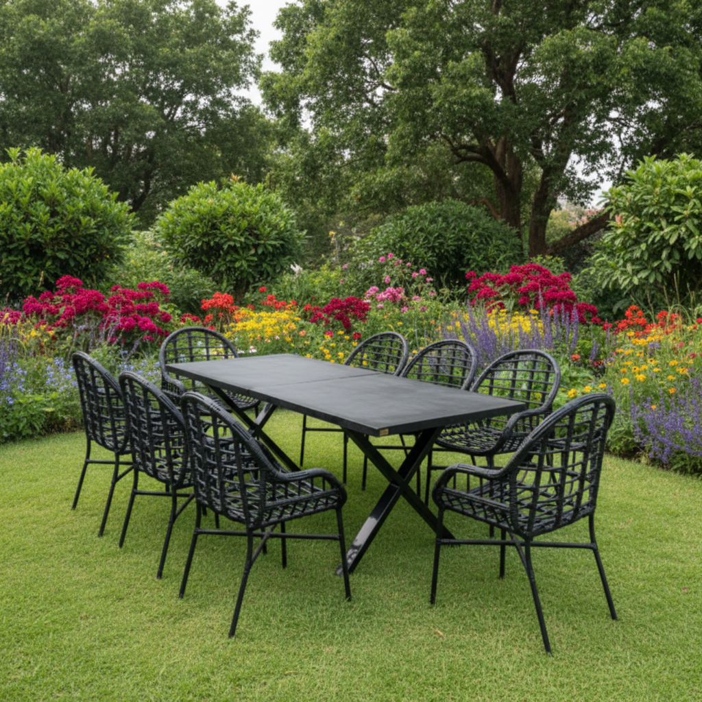 8-10 Seater Dining Chair & Table