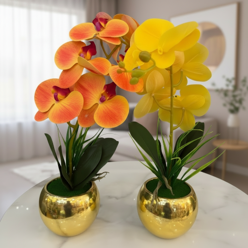 Artistic Lower Vase in Gold Finish @HOG - Home, Office, Online Marketplace