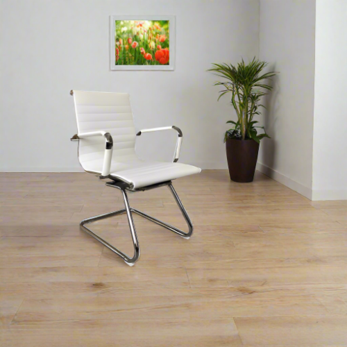 Blaze White Visitor's Chair - LK248C @HOG - Home Office Garden Online Marketplace