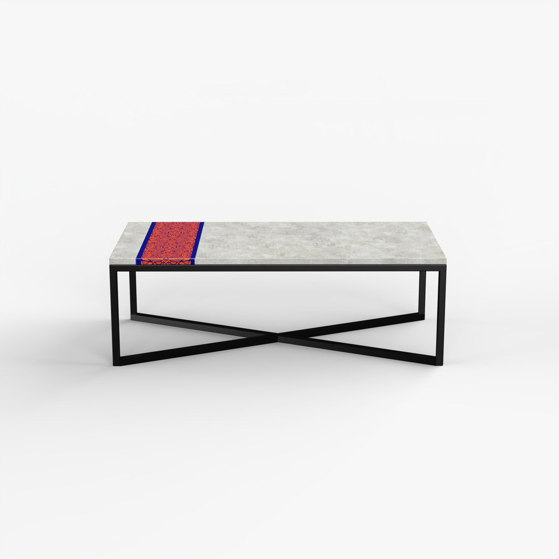 Itura Coffee Table (Orange Concrete Patterned) Home Office Garden | HOG-HomeOfficeGarden | online marketplace