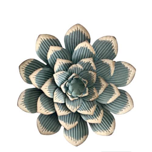 Decorative Flower Metal Wall Sculpture 20in X 20in. Home Office Garden | HOG-HomeOfficeGarden | online marketplace