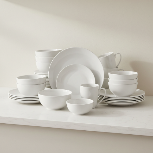 Evolution Dinner Set White - 22 Pieces @HOG - Home, Office, Garden, Online Marketplace