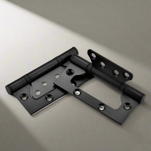 Flush Door Hinge - Black. @HOG - Home Office Garden Online Marketplace