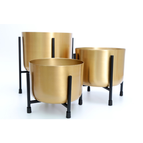 Gold/Copper Planter Set (Pot Only) @HOG - Home Office Garden Online Marketplace
