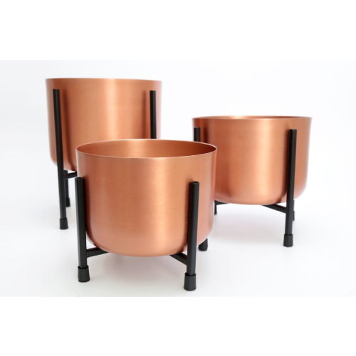 Gold/Copper Planter Set (Pot Only) @HOG - Home Office Garden Online Marketplace