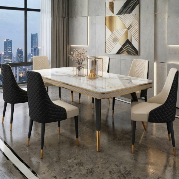 Modern Marble Dining Set