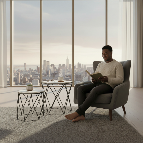 Hexagon Side Table