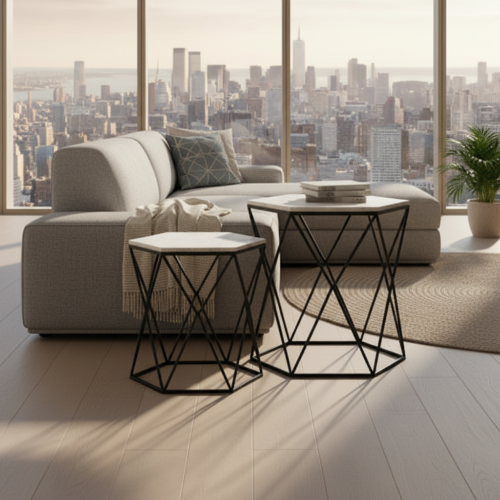 Hexagon Side Table