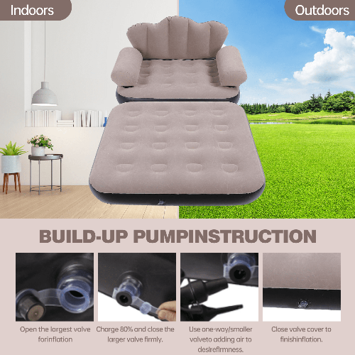 Inflatable Sofa with Air Pump. Home Office Garden | HOG-HomeOfficeGarden | online marketplace