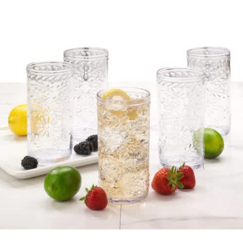 Jiawei Tritan 8-piece Tumbler Set - 23 Fl. Oz Each - Clear Color. Home Office Garden | HOG-HomeOfficeGarden | online marketplace