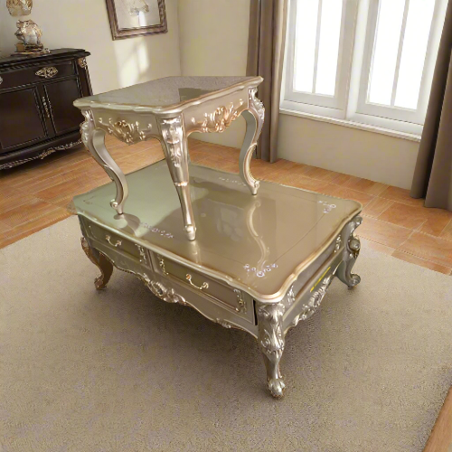Luxurious Center Table With 2 Side Stools Order Now @HOG Online Marketplace