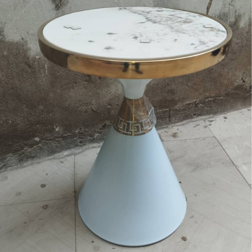 Marble-Top Side Table with Decorative Gold Accent @HOG - Home, Office, Garden, Online Marketplace
