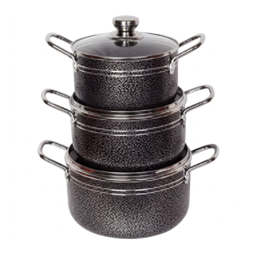 Master Chef Cooking Pot - Set Of 3 (Non Stick) @HOG - Home, Office, Garden, Online Marketplace