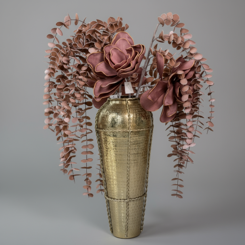 Metallic Gold Vase Statement Piece. @HOG - Home, Office, Garden, Online Marketplace