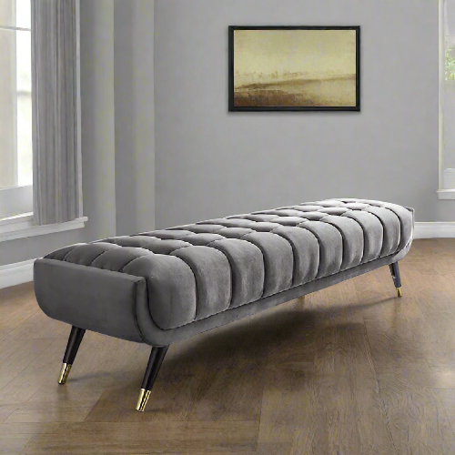 Modern Velvet Ottoman @HOG - Home Office Garden Online Marketplace