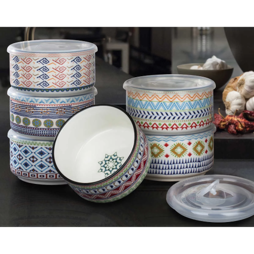 Signature Housewares 6-piece Stoneware Storage Bowls. Home Office Garden | HOG-HomeOfficeGarden | online marketplace