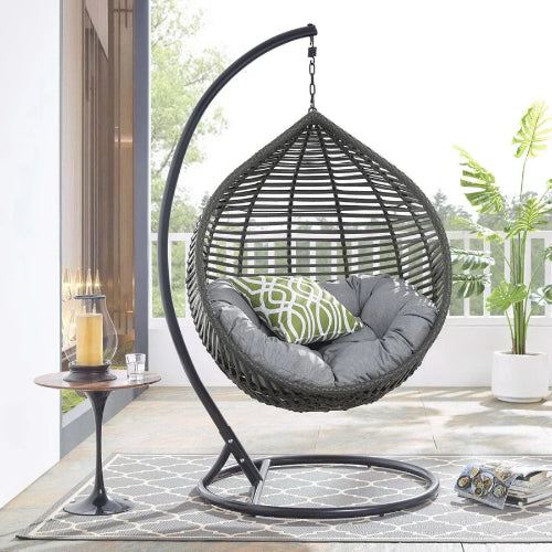Outdoor Hanging Egg Chair (Without Side Stool) @HOG - Home, Office, Garden, Online Marketplace