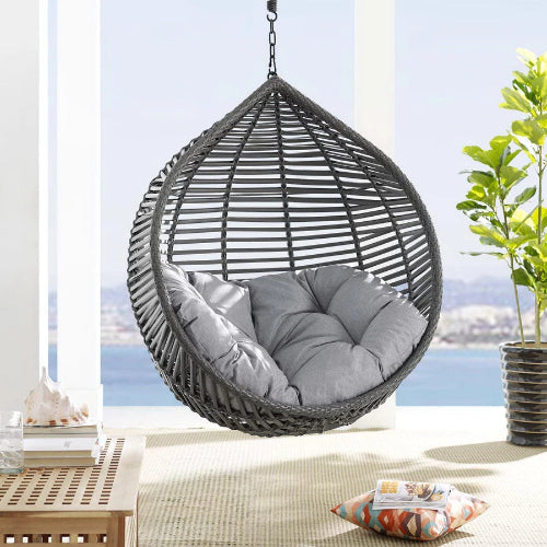 Outdoor Hanging Egg Chair (Without Side Stool) @HOG - Home, Office, Garden, Online Marketplace