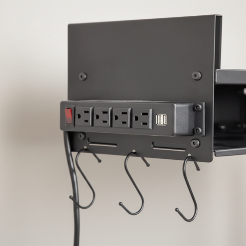 Perma Steel Heavy Duty Hanging Power Tool Organizer – Black @HOG - Home, Office, Garden, Online Marketplace