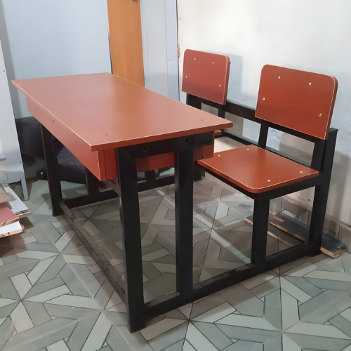 Primary School Double Seater Desk and Bench Set @HOG - Home, Office, Garden, Online Marketplace