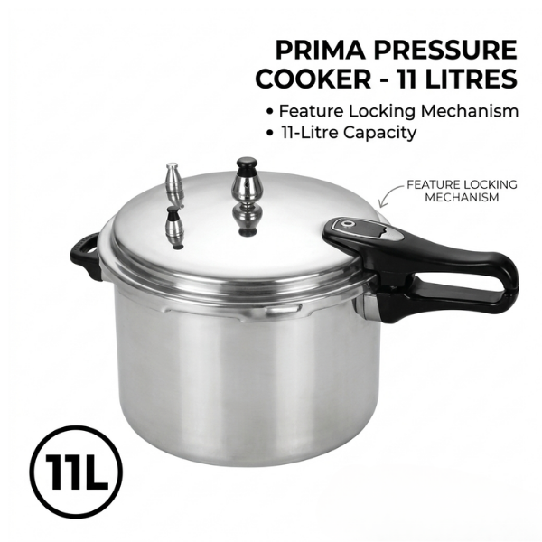 Prima 11 Litre Pressure Cooker