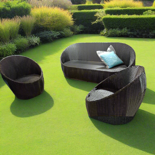 Rattan Garden Lounger 7 Seater. @HOG - Home Office Garden Online Marketplace