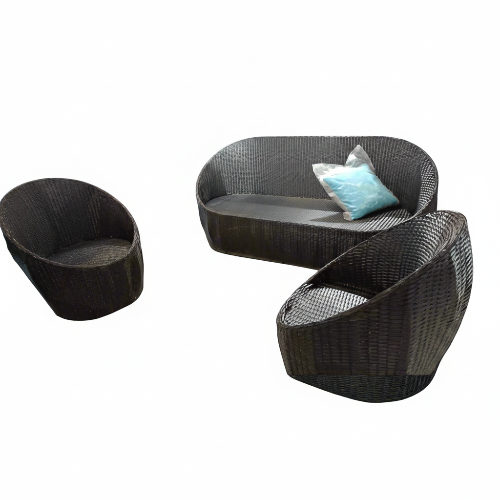 Rattan Garden Lounger 7 Seater