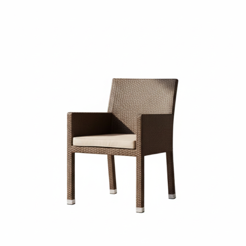 Rehau Rattan Brown Single Chair